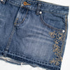 #078 X2 Mini Skirt Blue | c. 204 | Size 8