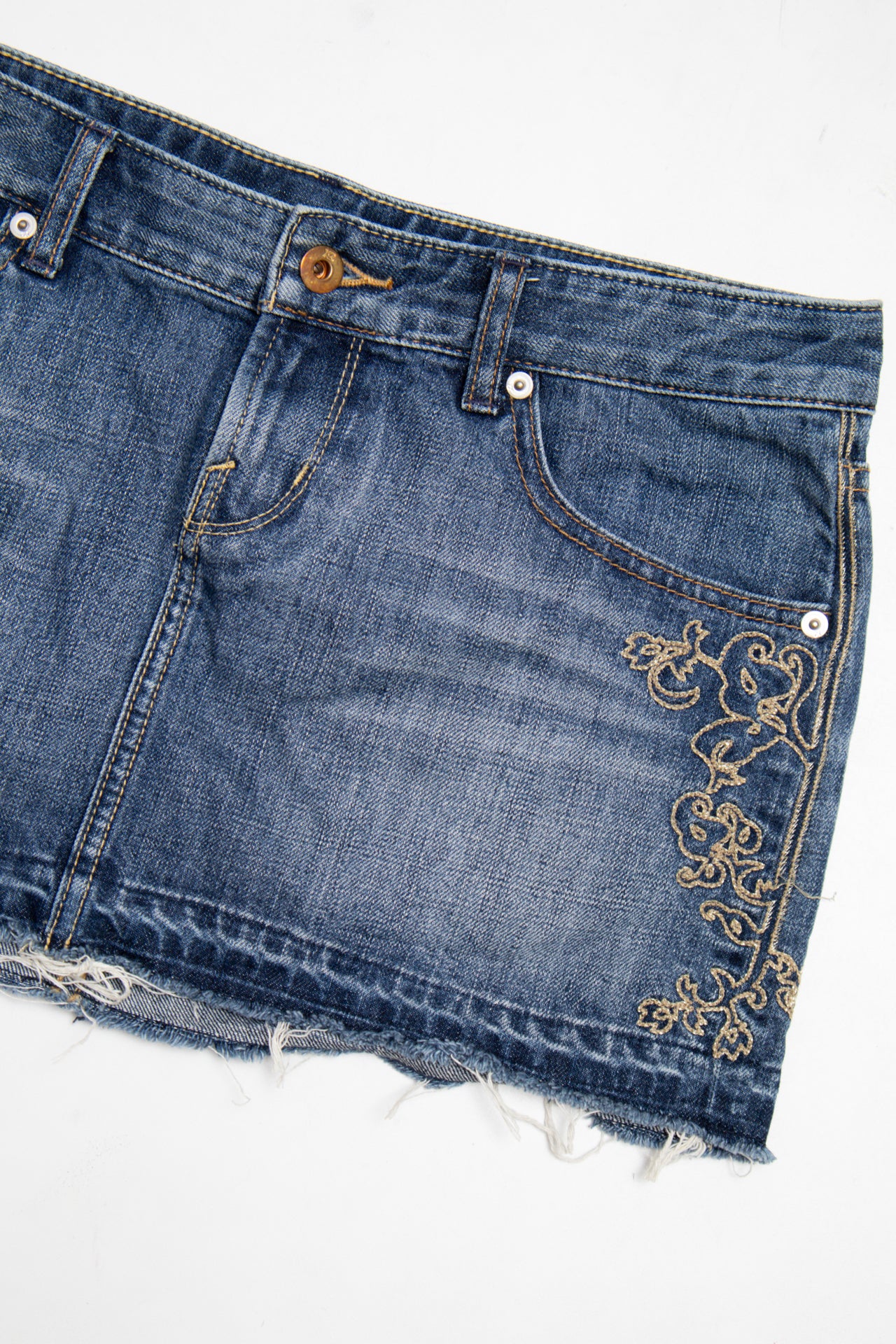 #078 X2 Mini Skirt Blue | c. 204 | Size 8