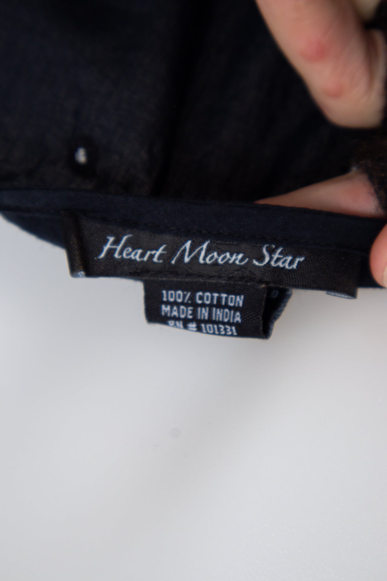 #030 Heart Moon Star Cami Top Black | c. 199 | Size 10