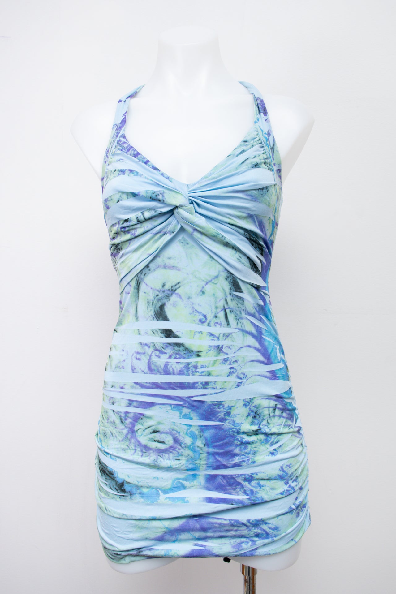#112 Body Central Halter Top Blue | c. 198 | Size