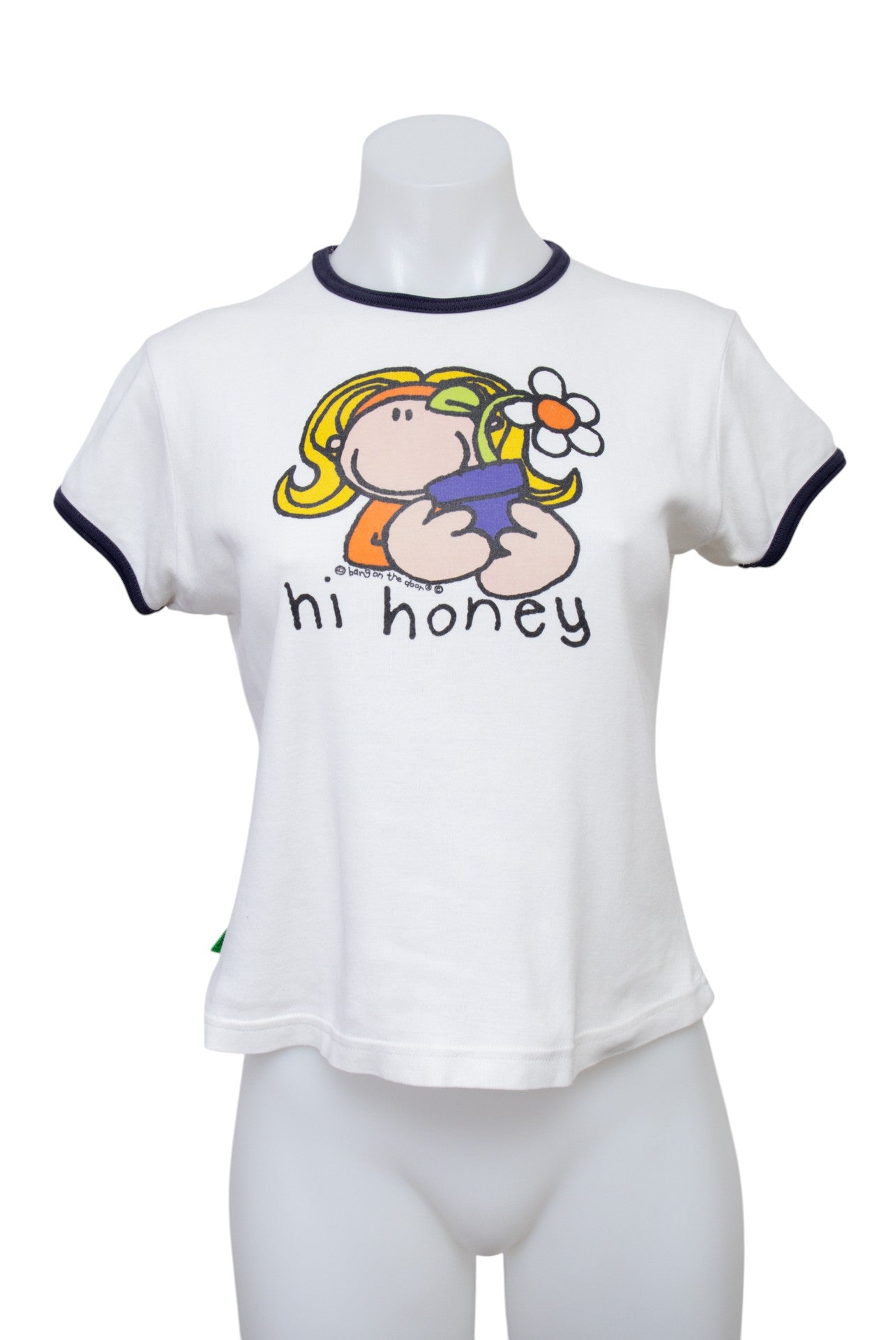 #062 Bang On The Door T-shirt White | c. 200 | Size 12