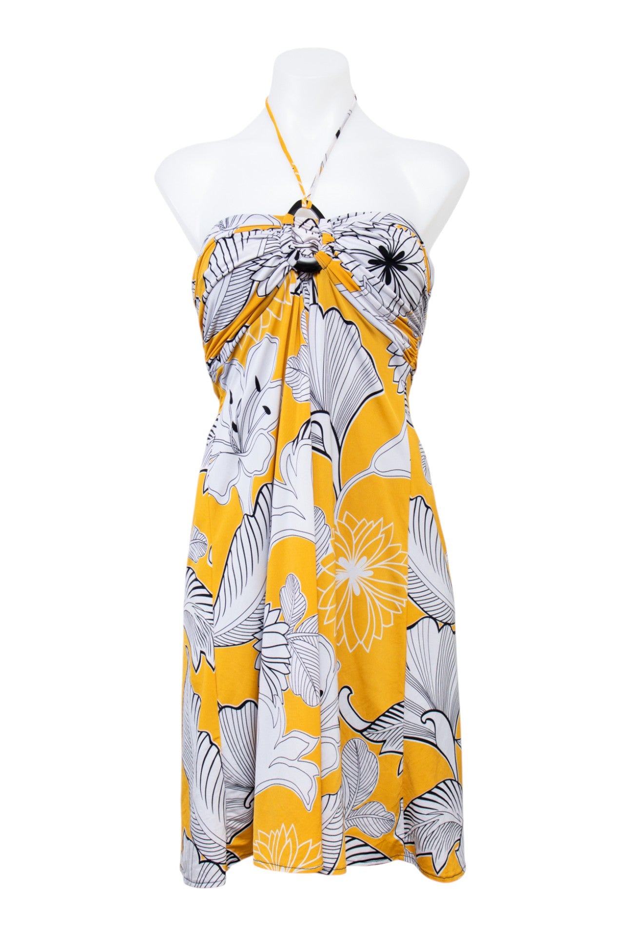 #141 Talk Of The Walk Halter Top Yellow | c. 207 | Size 8