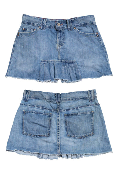 #174 Old Navy Mini Skirt Blue | c. 209 | Size 8