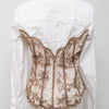 #059 Cache Long Sleeve White | c. 209 | Size 10