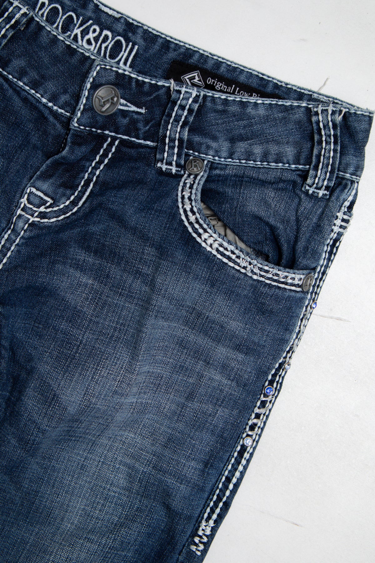 #127 Rock & Roll Cowgirl Jeans Blue | c. 209 | Size 6