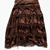 #145 Passsport Skirt Brown | c. 193 | Size 10