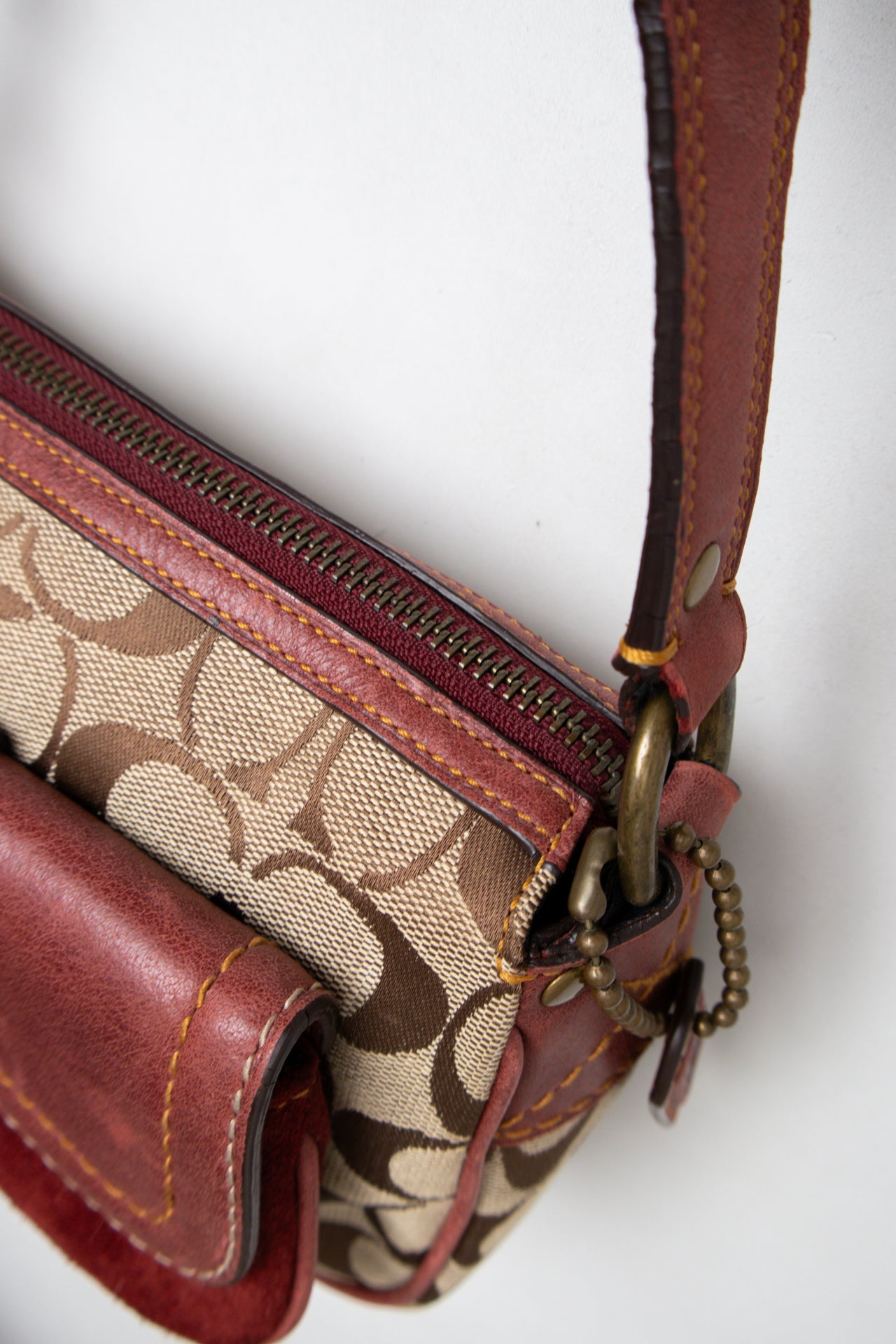 #190 Coach Shoulder Bag Brown | c. 200 | Size