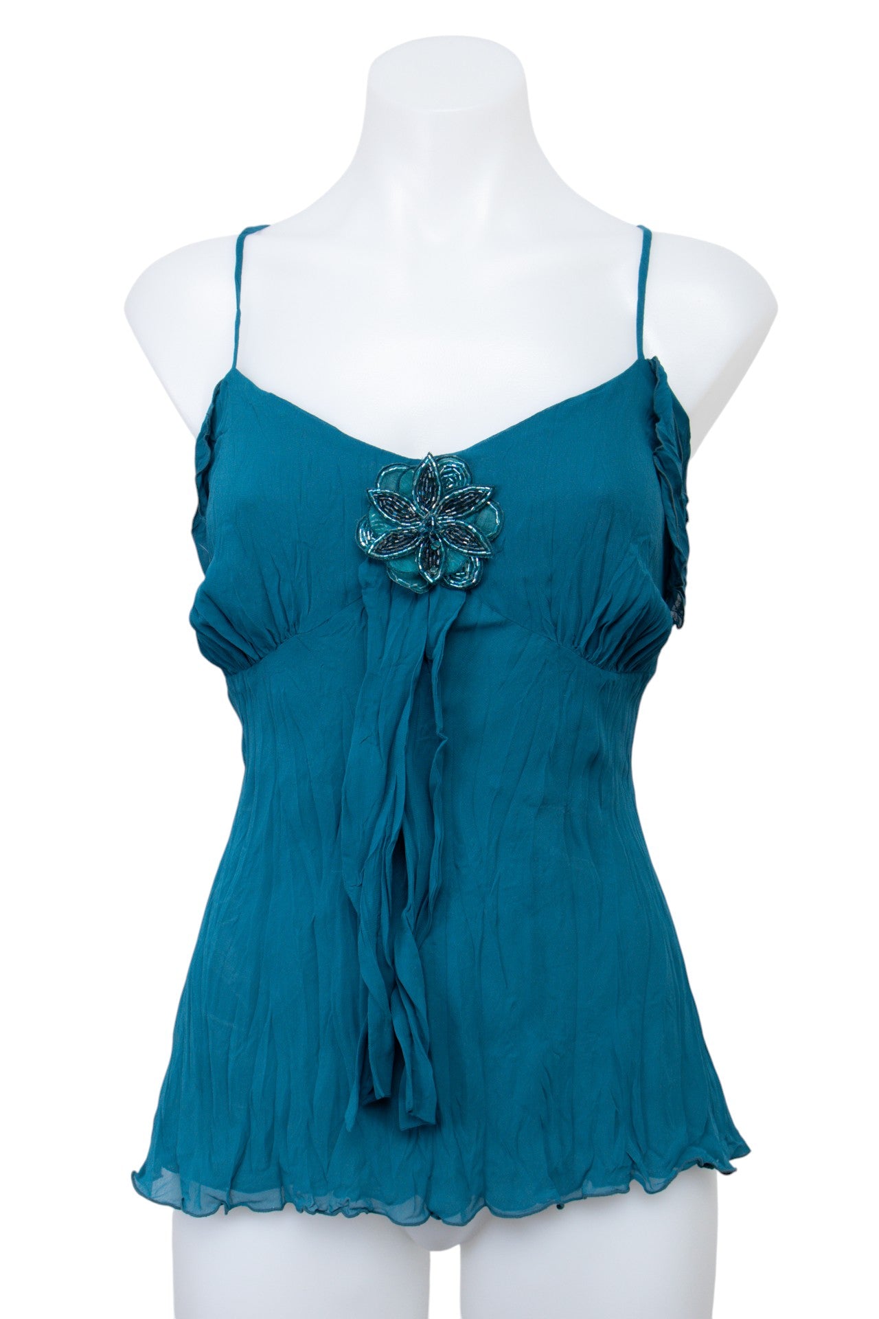 #031 Bisou Bisou Michele Bohbot Cami Top Blue | c. 200 | Size 10