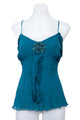 #031 Bisou Bisou Michele Bohbot Cami Top Blue | c. 200 | Size 10