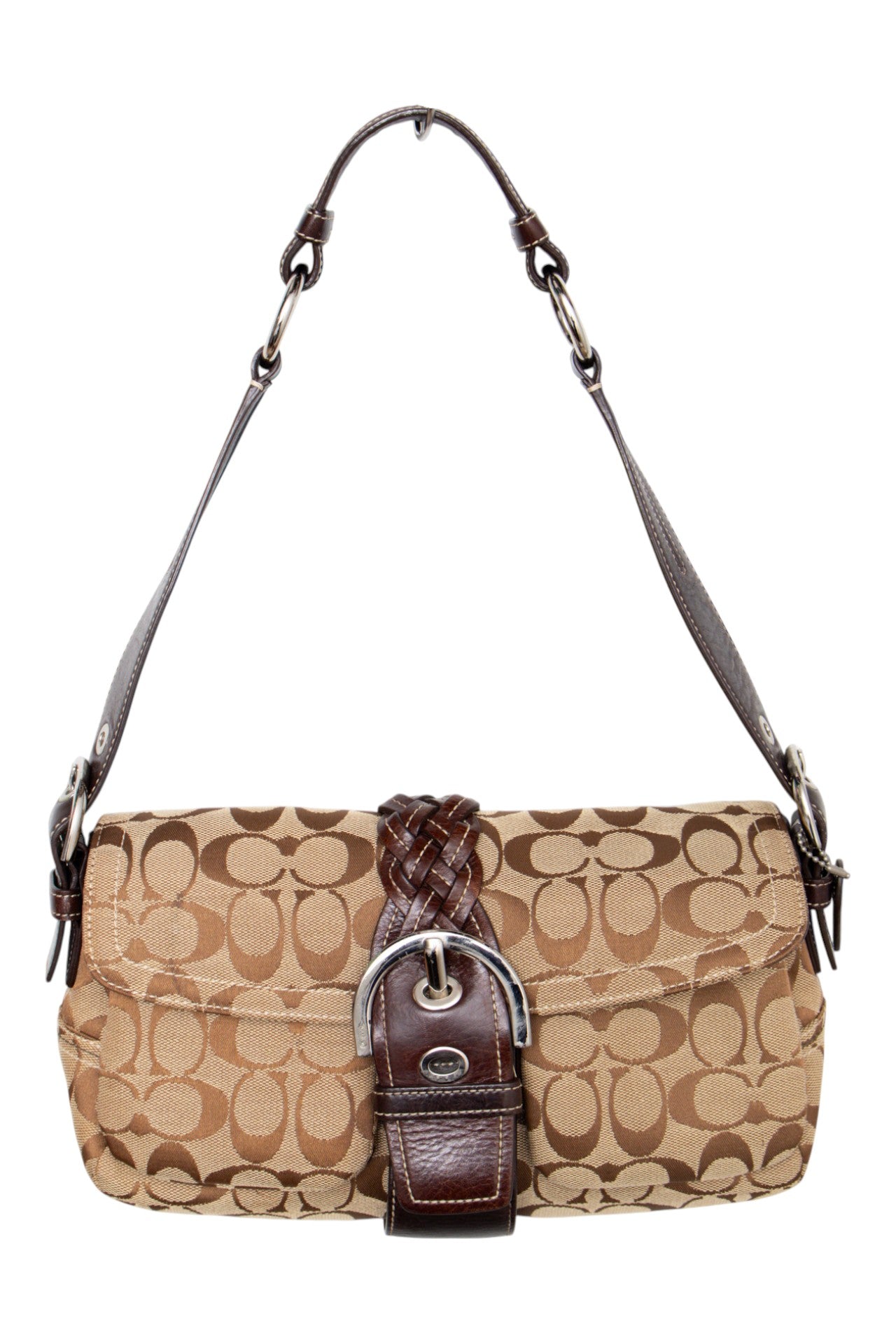 #186 Coach Shoulder Bag Brown | c. 202 | Size
