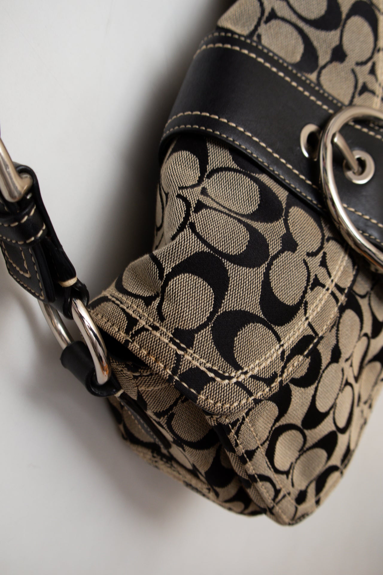 # Coach Shoulder Bag Brown | c. 194 | Size