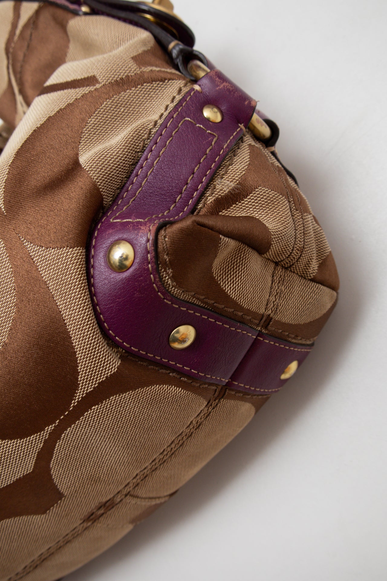 #192 Coach Shoulder Bag Brown | c. 198 | Size