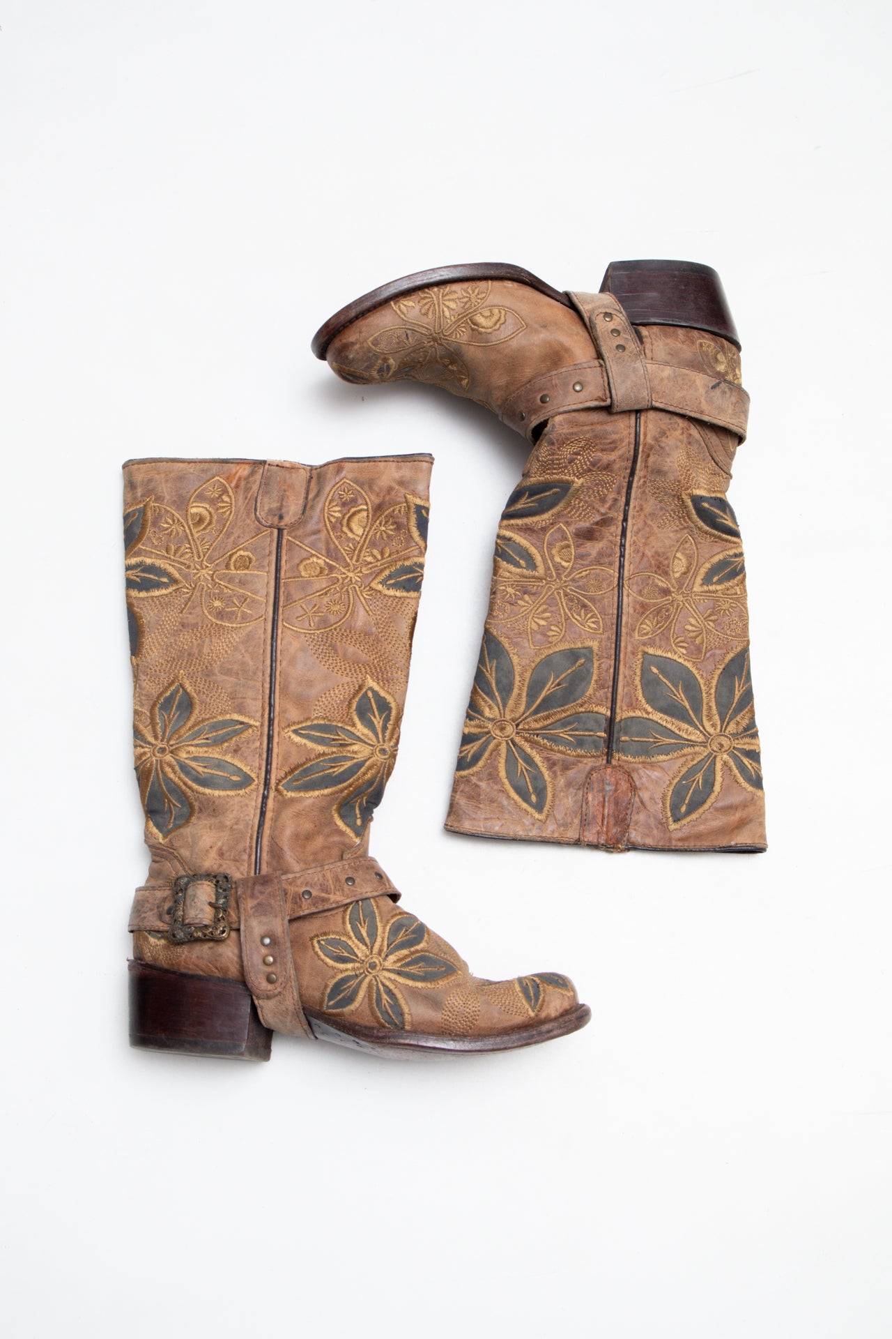 #195 Golden Guns Boots Brown | c. 205 | Size 5