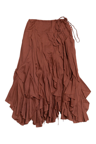 # Florucci Mini Skirt Brown | c. 194 | Size 6/8