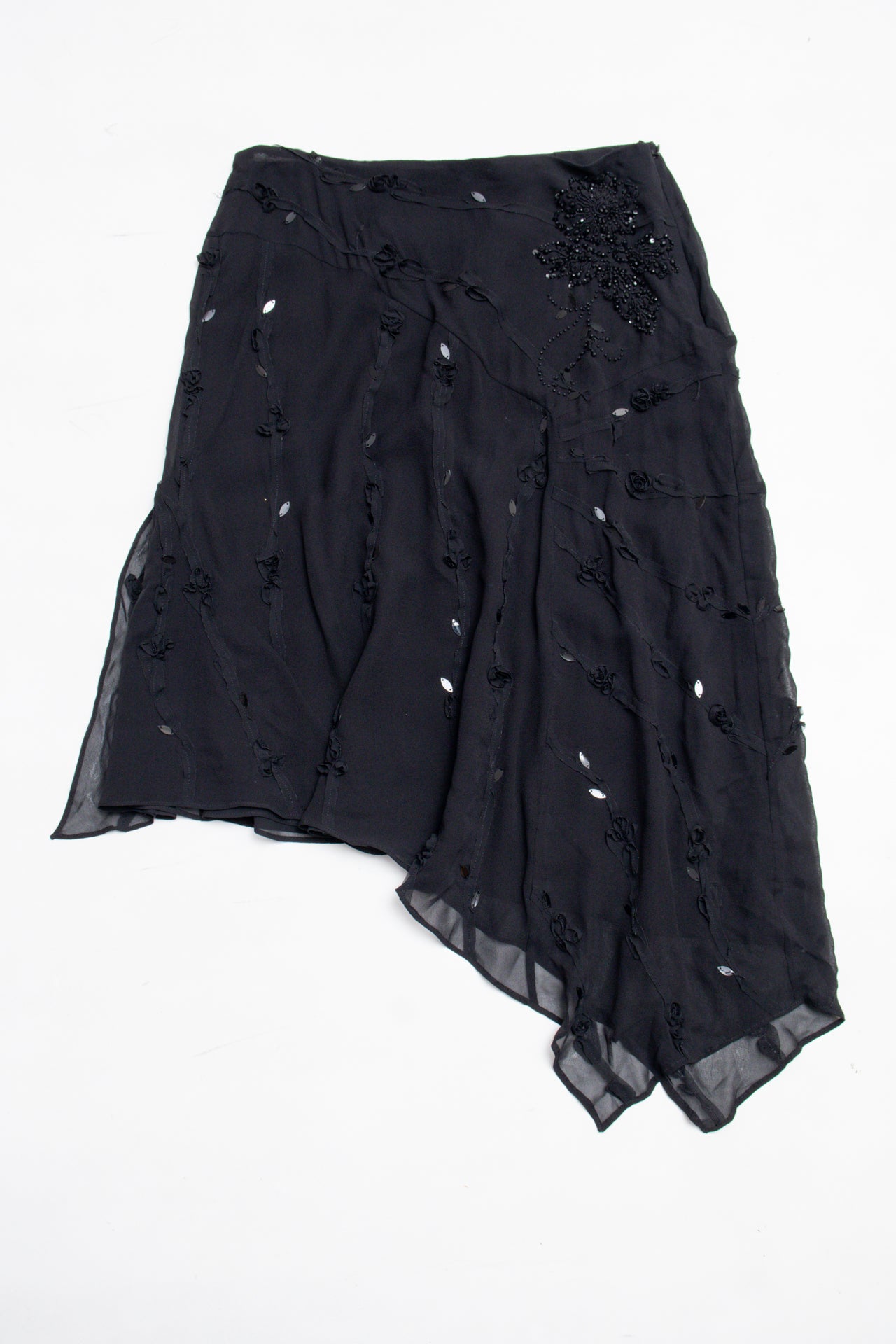 #163 Lafayette 148 New York Petite Skirt Black | c. 207 | Size 6