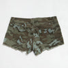#135 Lei Ashley Denim Shorts Green | c. 196 | Size 6