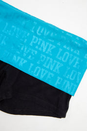 #173 Pink Yoga Victoria's Secret Booty Short Black | c. 211 | Size 8