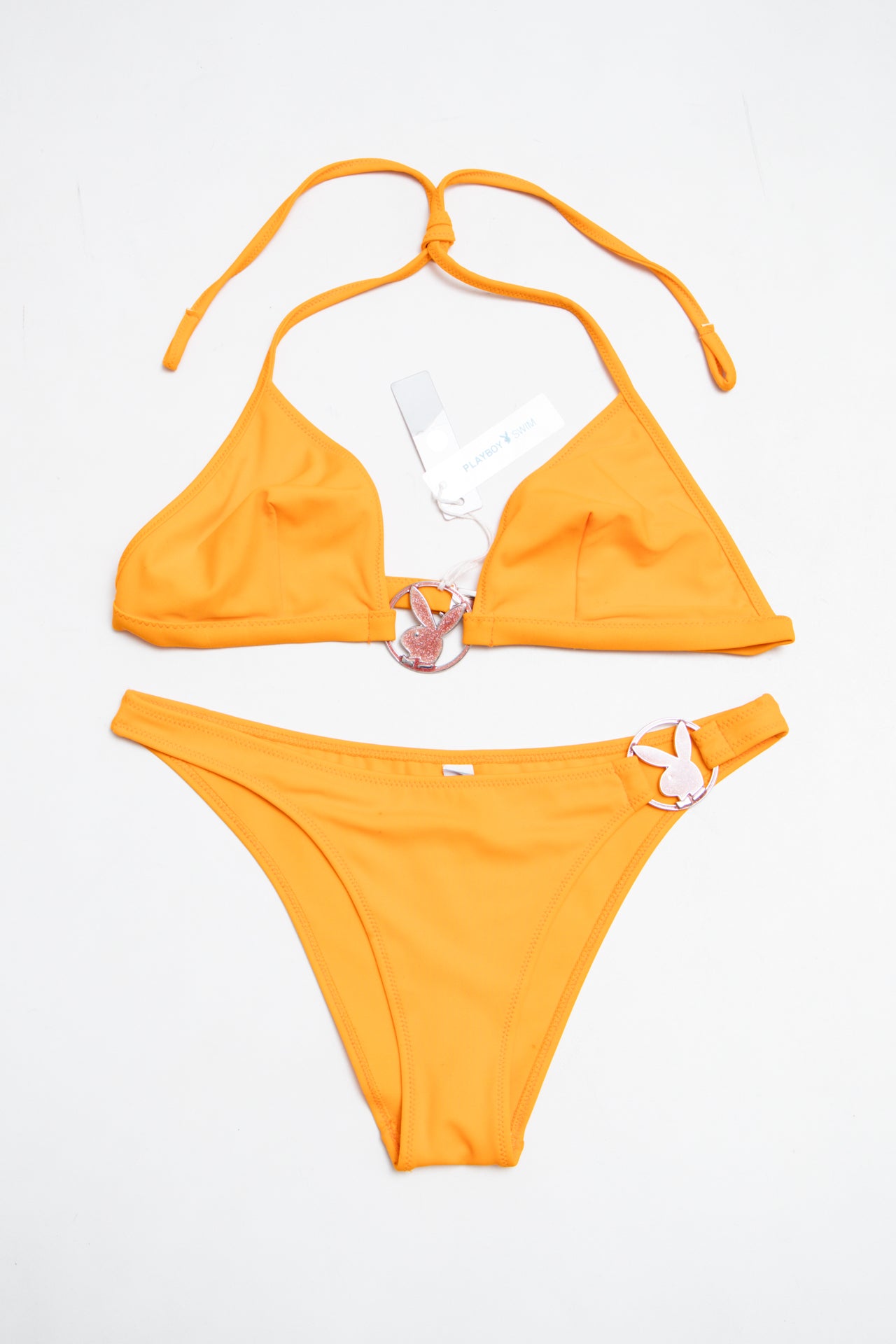 #097 Playboy Swim Bikini Orange | c. 202 | Size 8