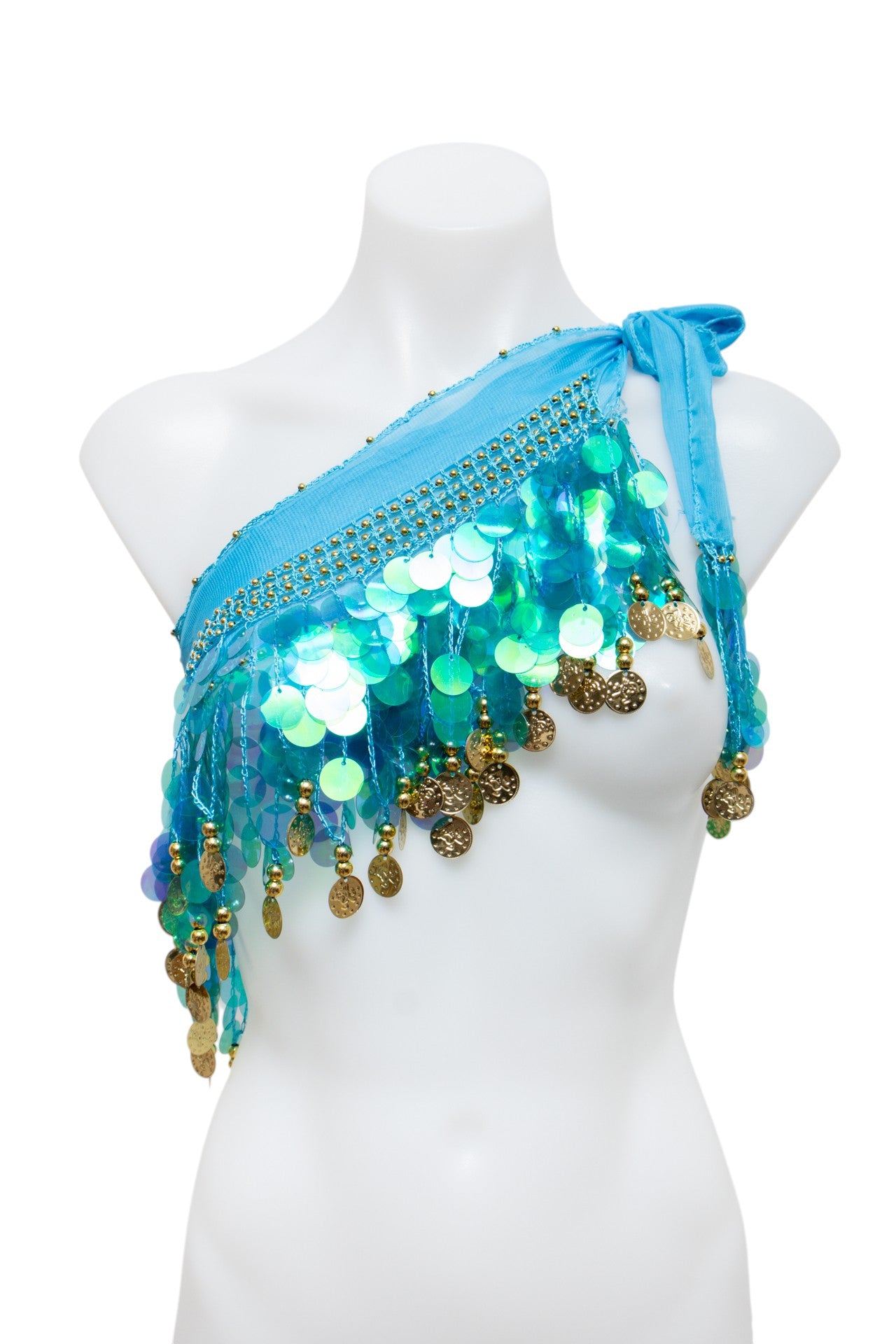 #170 Halter Top Blue | c. 191 | Size 8