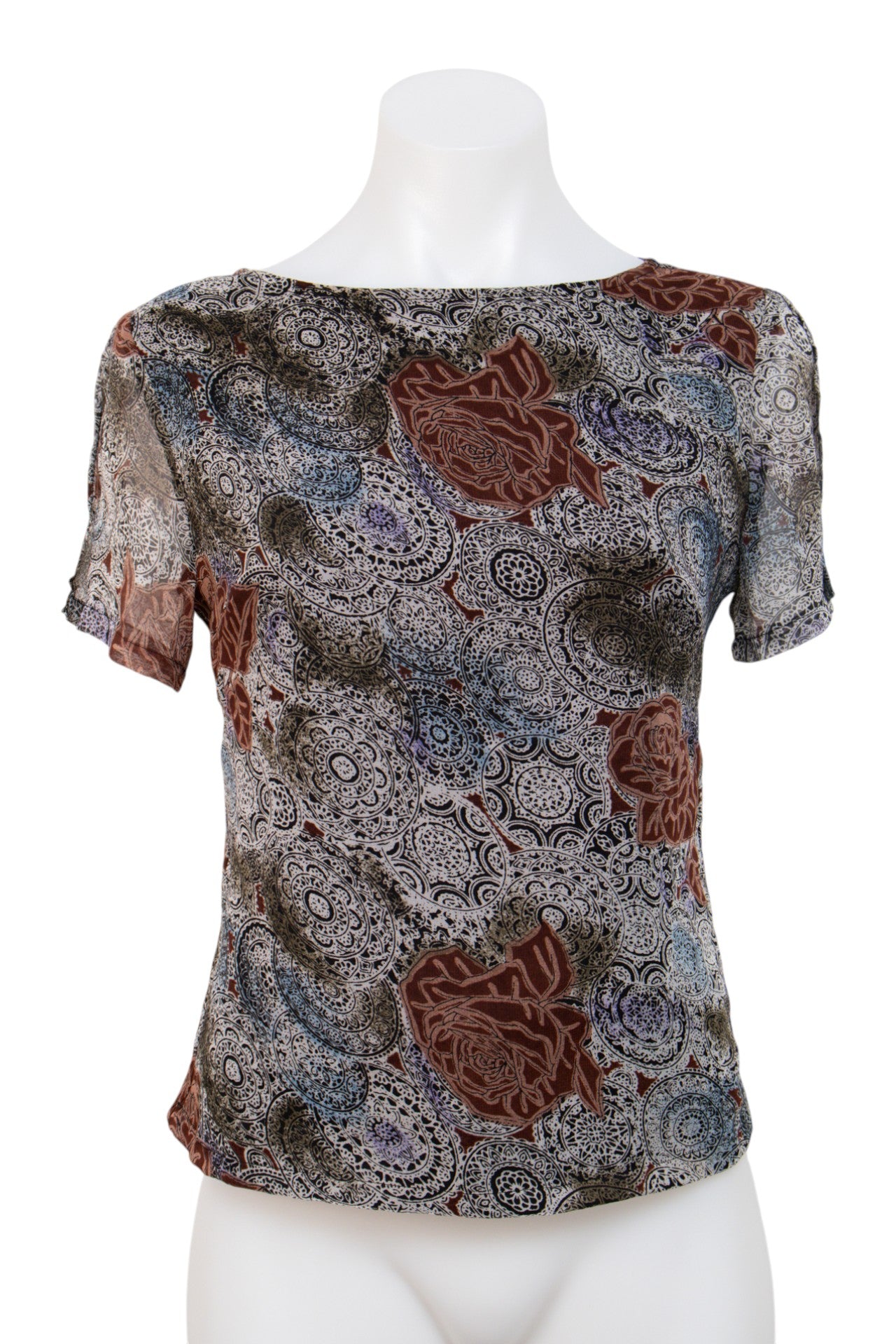 #099 Donna Gray T-shirt Brown | c. | Size 8