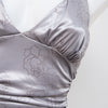 #093 Taboo Halter Top Silver | c. 202 | Size 6