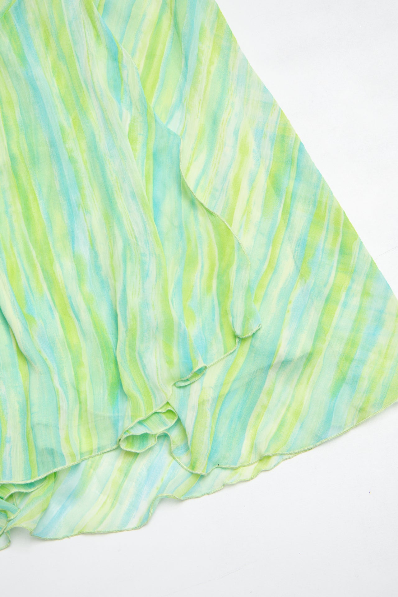 #142 Wrapper Skirt Green | c. 200 | Size 6
