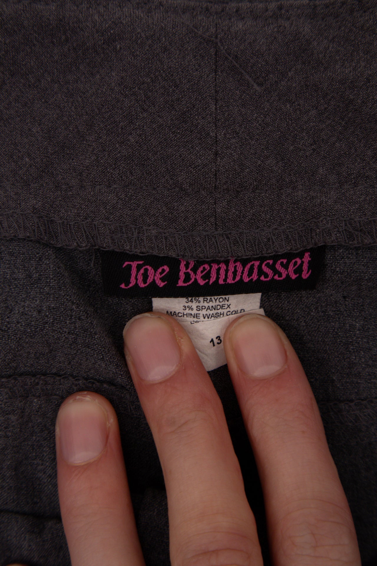 #108 Joe Benbasset Pants Gray | c. 201 | Size 14