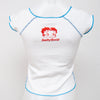 #044 Betty Boop T-shirt White | c. 201 | Size 8