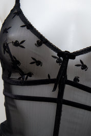 #02 Playmate Intimates Camisole Top Black | c. 185 | Size 6 / 8A