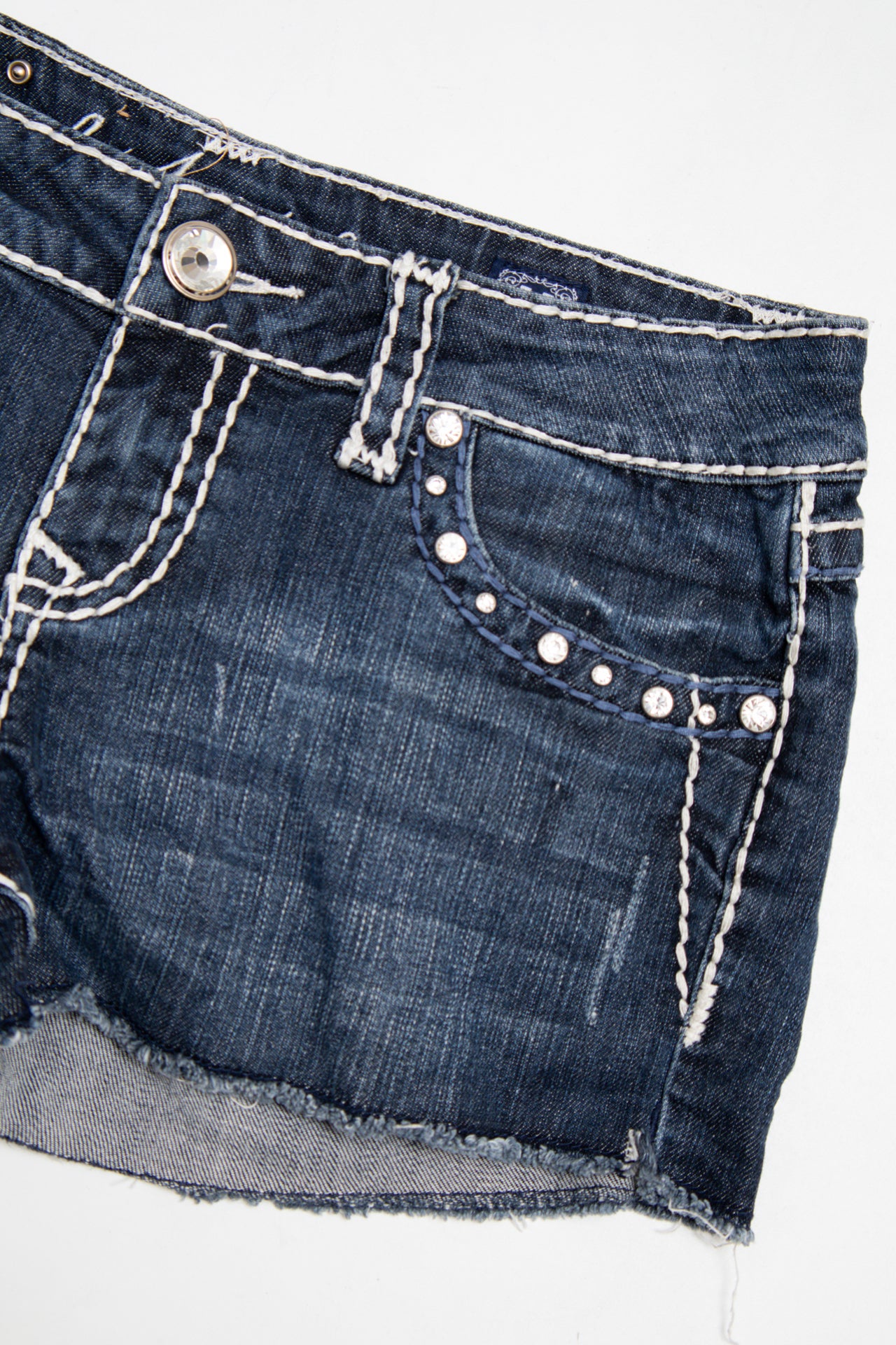 #059 La Idol Usa Denim Shorts Blue | c. 204 | Size 8