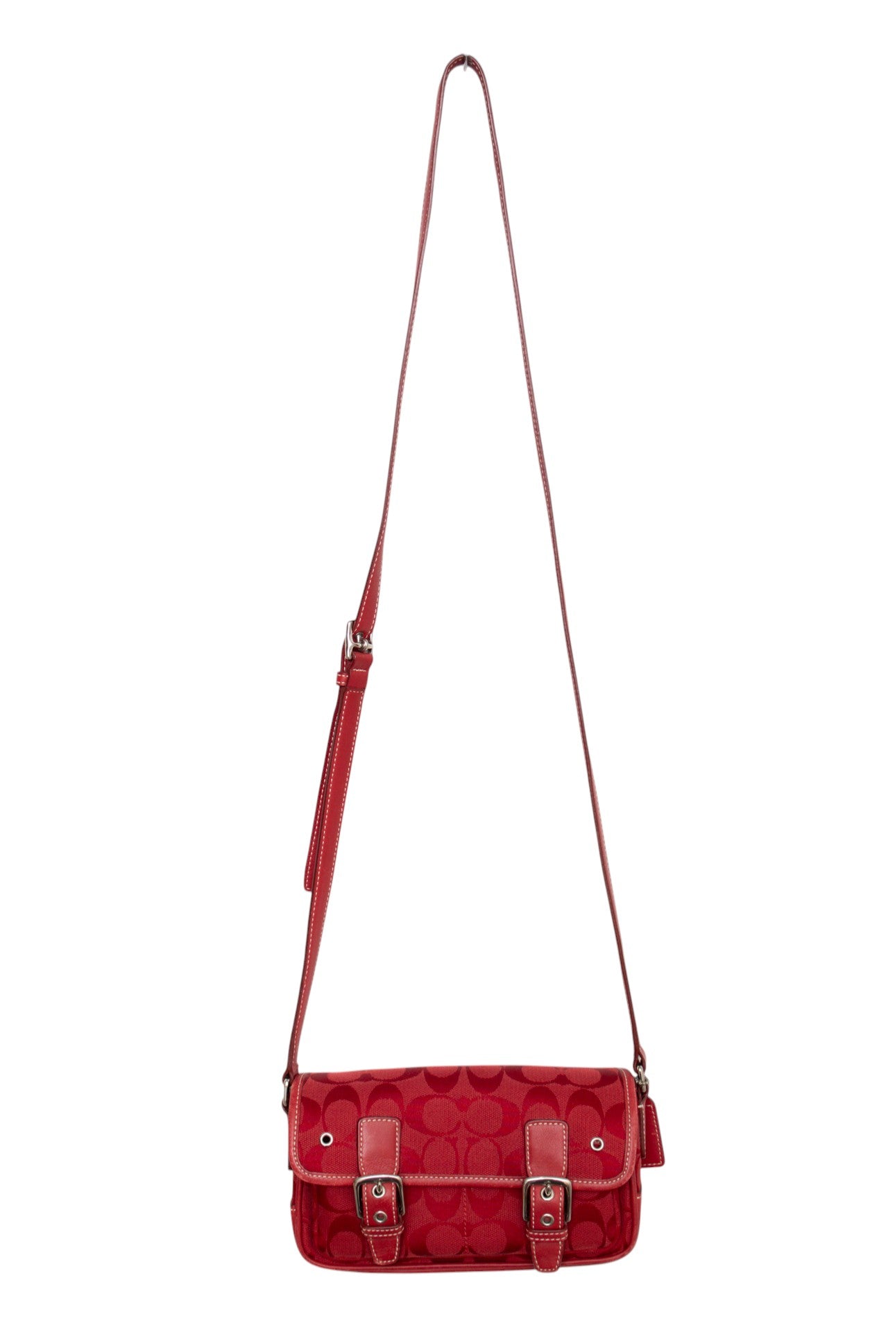 #140 Coach Shoulder Bag Red | c. 184 | Size