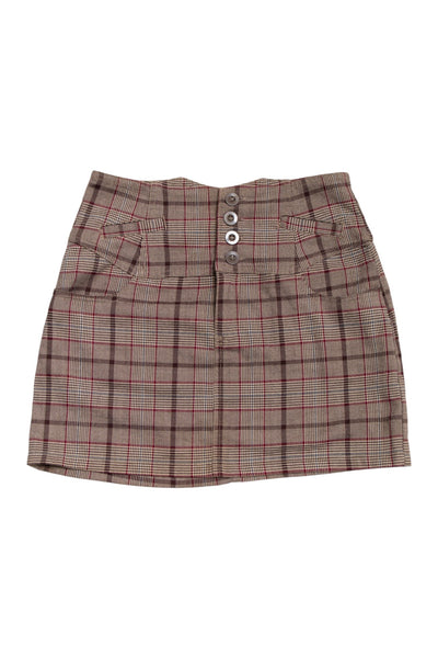#1 Charlotte Russe Mini Skirt Brown | c. 188 | Size 6