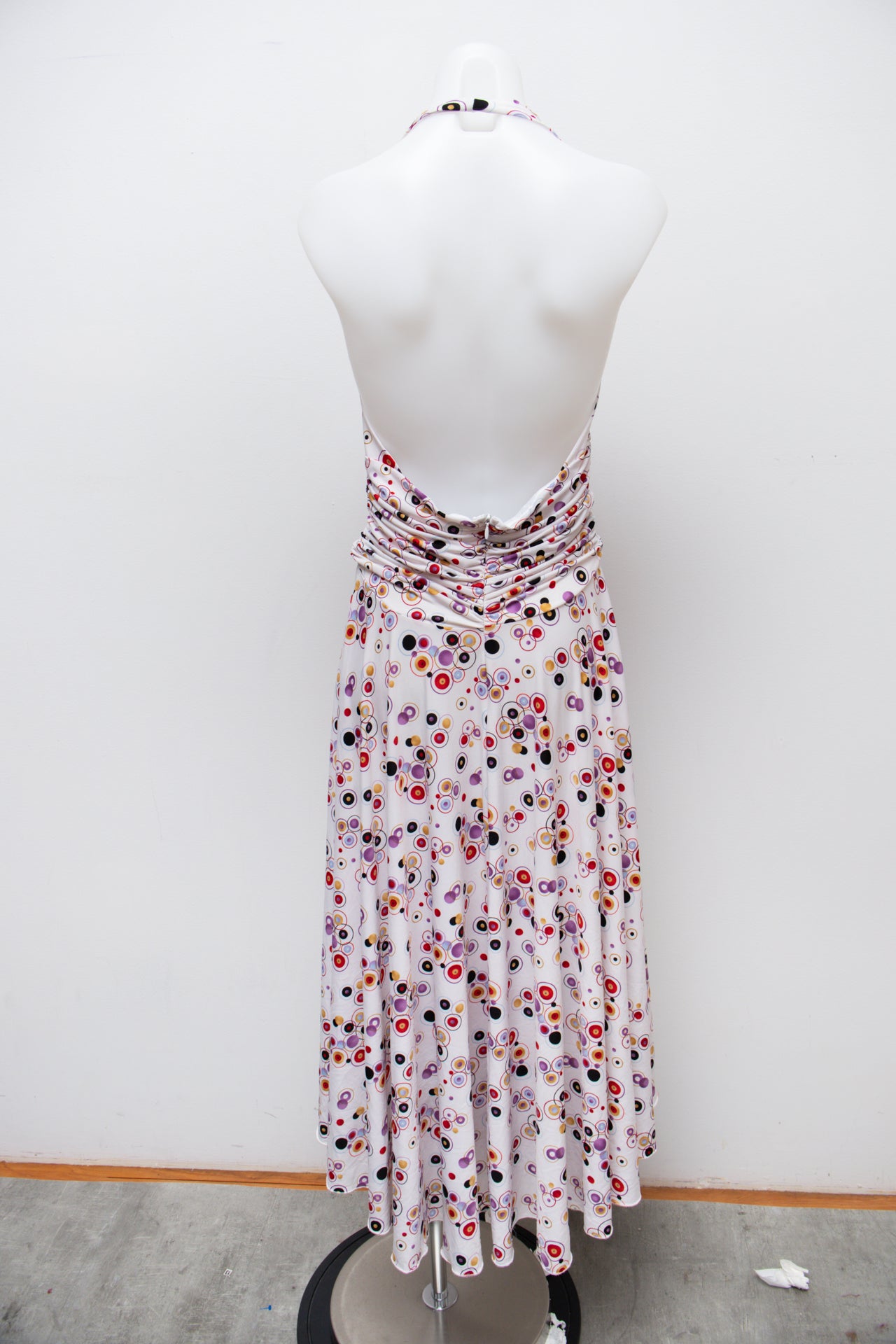 #130 Luly K Halter Top White | c. 192 | Size 8