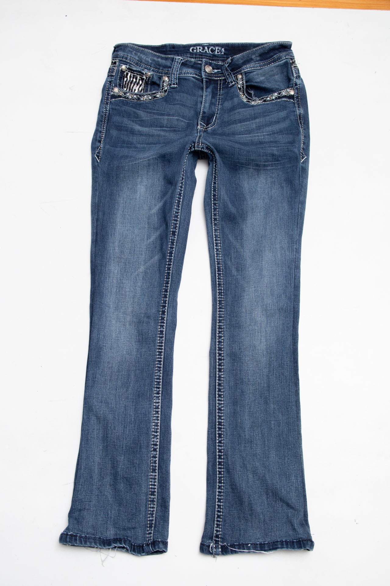 #024 Grace Jeans Blue | c. 206 | Size 8