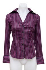 #101 Alfani Petite Button-Up Purple | c. 194 | Size 8