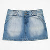 #155 Jeanswest Mini Skirt Blue | c. 203 | Size 8