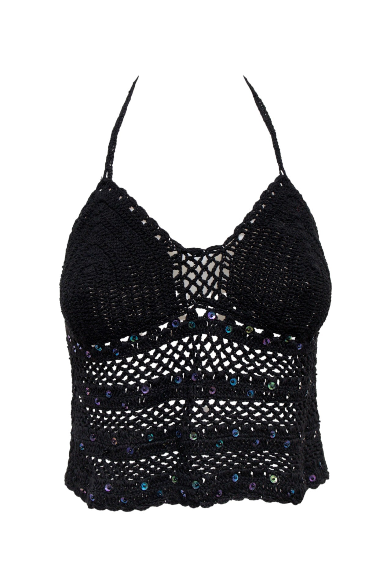 #118 Halter Top Black | c. 179 | Size 8