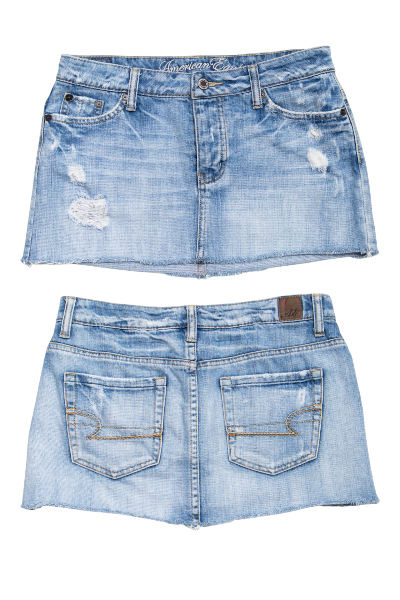 #146 American Eagle Mini Skirt Blue | c. 198 | Size 6