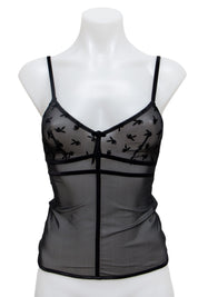 #02 Playmate Intimates Camisole Top Black | c. 185 | Size 6 / 8A