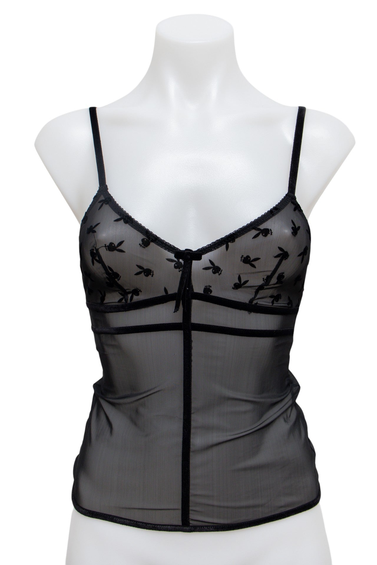 #02 Playmate Intimates Camisole Top Black | c. 185 | Size 6 / 8A