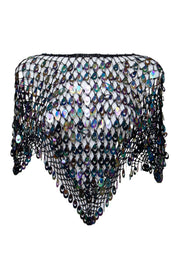 #157 Poncho Black | c. 210 | Size