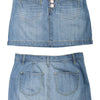 #117 Old Navy Denim Mini Skirt Blue | c. 178 | Size 8