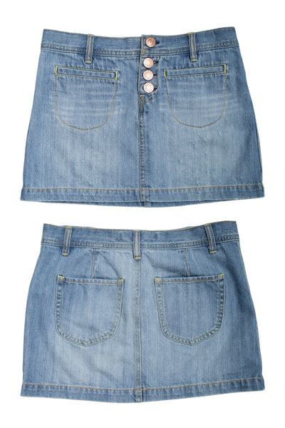 #117 Old Navy Denim Mini Skirt Blue | c. 178 | Size 8