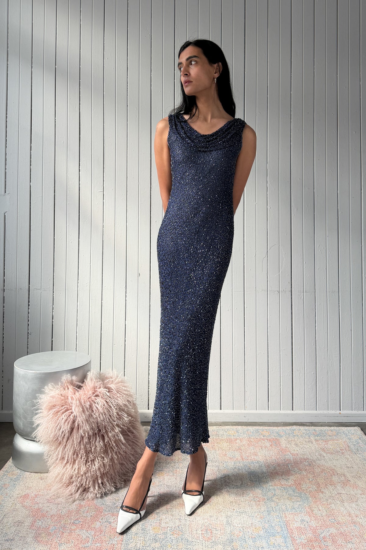 #164 Sténay Gown Navy | c. 208 | Size 6
