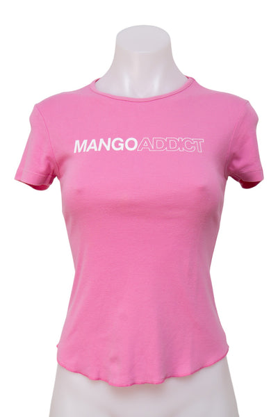 #078 Mango T-shirt Pink | c. 199 | Size 8