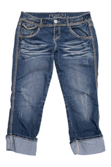 #109 Rue21 Capris Blue | c. 209 | Size 10