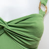 #13 Bisou Bisou Michele Bohbot Cami Top Green | c. 193 | Size 8