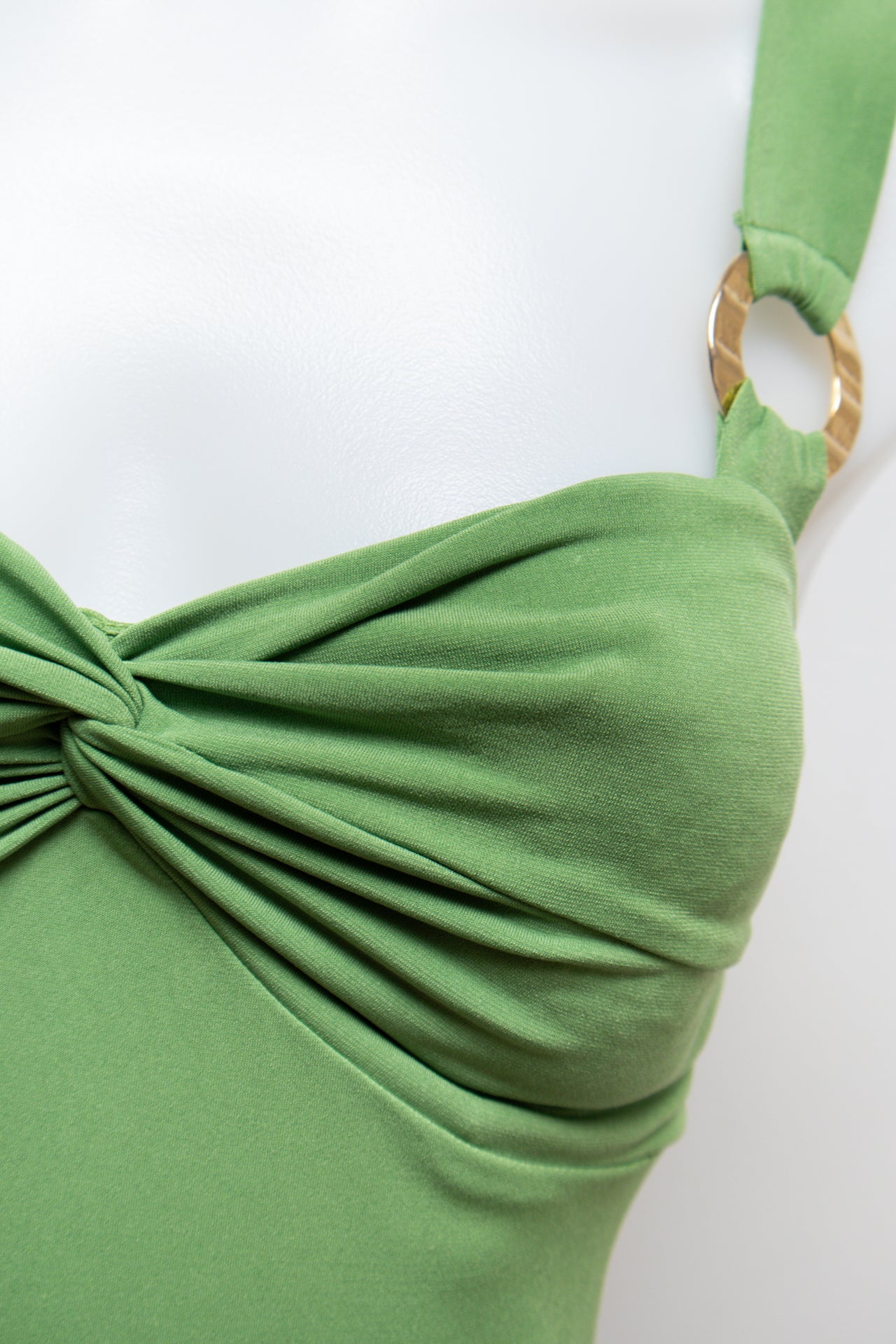 #13 Bisou Bisou Michele Bohbot Cami Top Green | c. 193 | Size 8