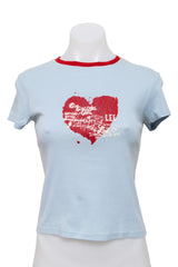 #056 Lee Baby Tee Blue | c. 211 | Size 8
