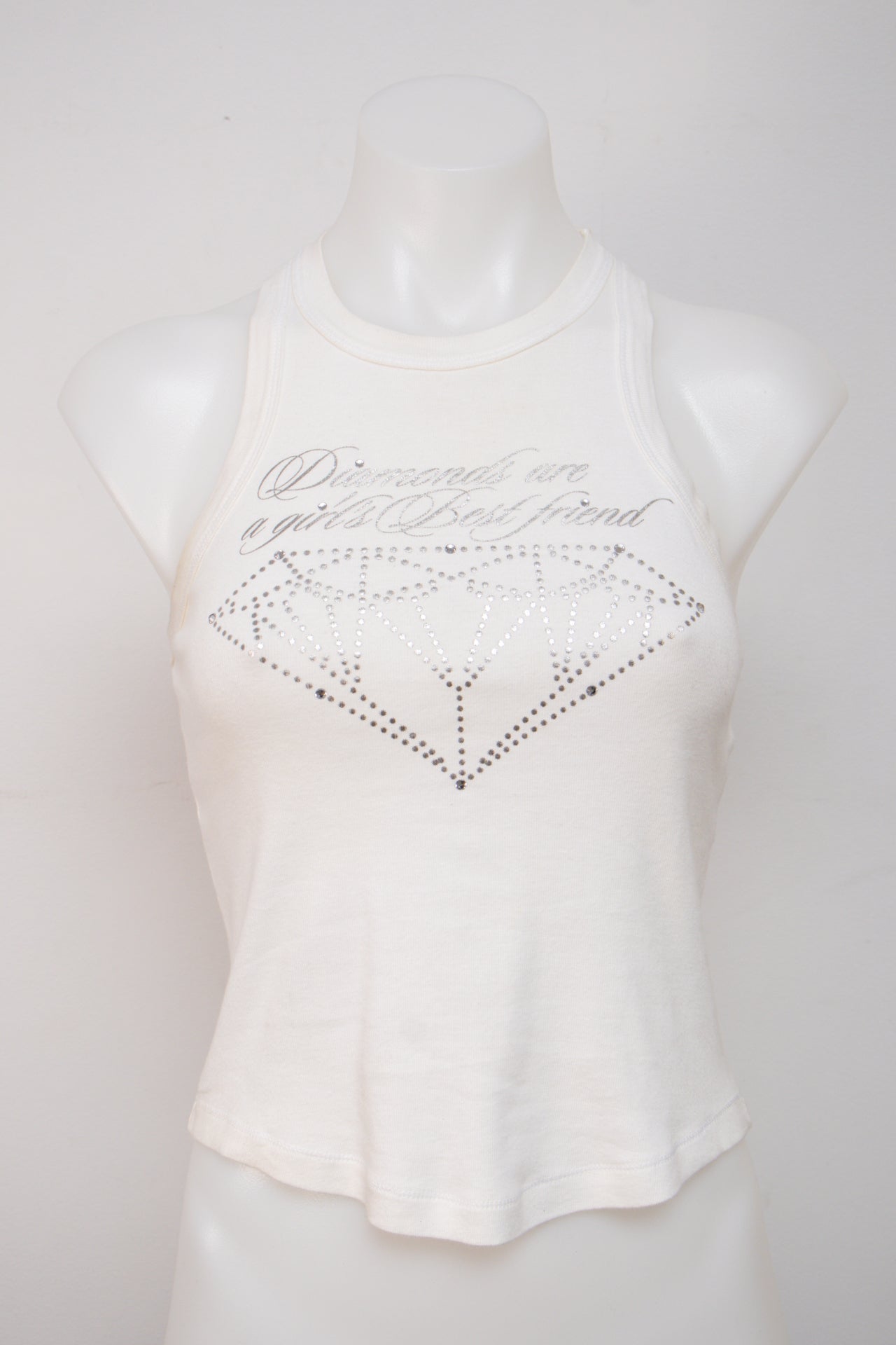 #159 United Colors Of Benetton Tank White | c. 211 | Size 8